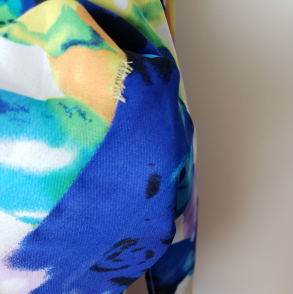 Philosophy Floral Tiered Dress Size 4 - Picture 8 of 8